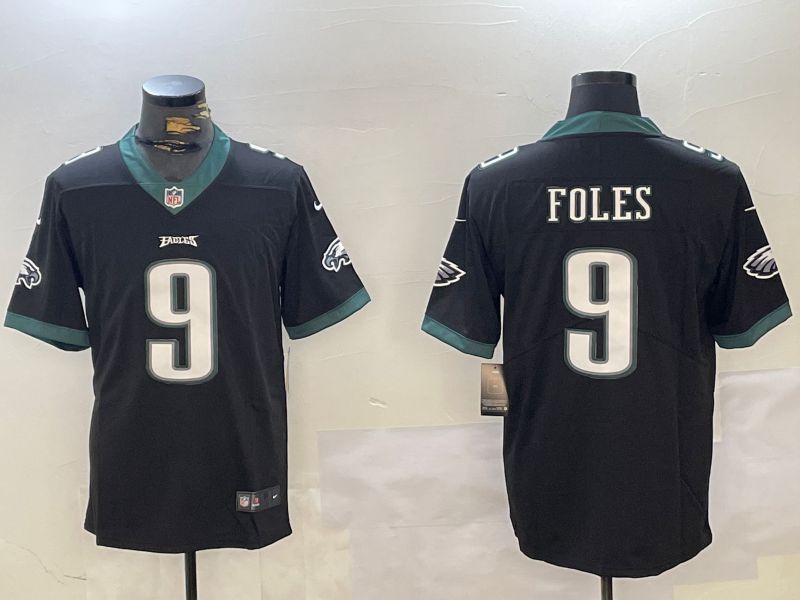 Men Philadelphia Eagles #9 Foles Black 2024 Nike Vapor Limited NFL Jersey style 2->dallas cowboys->NFL Jersey